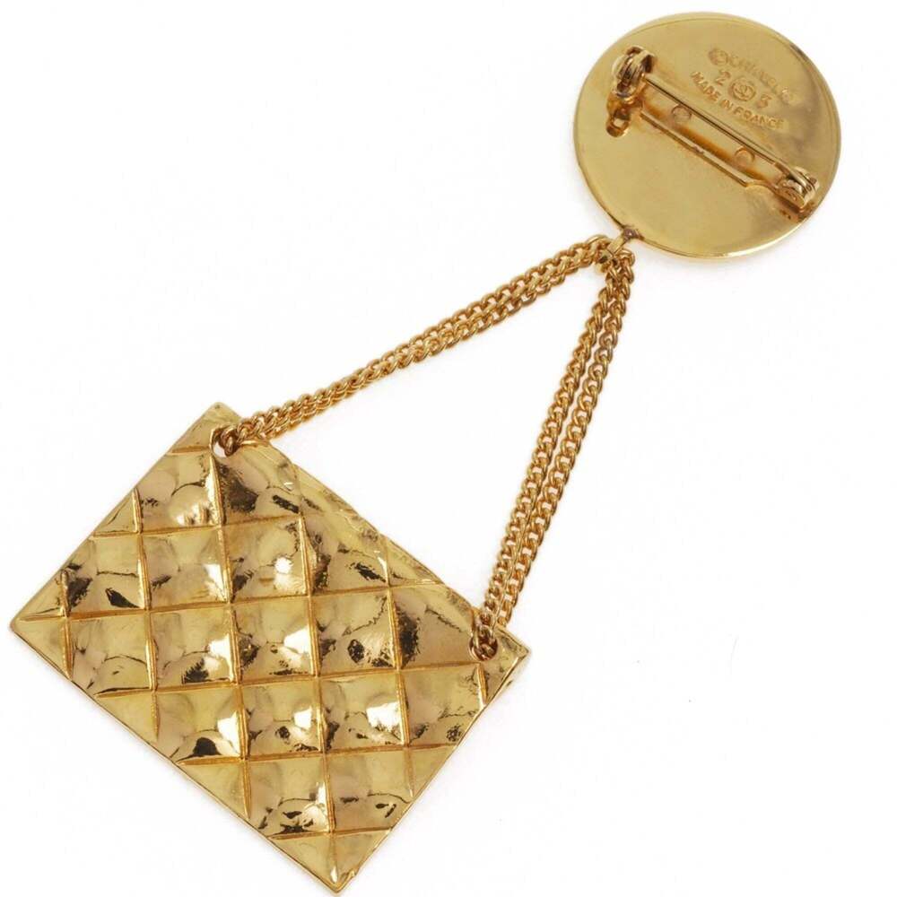 CHANEL Authentic Vintage Gold Brooch - Picture 2 of 4